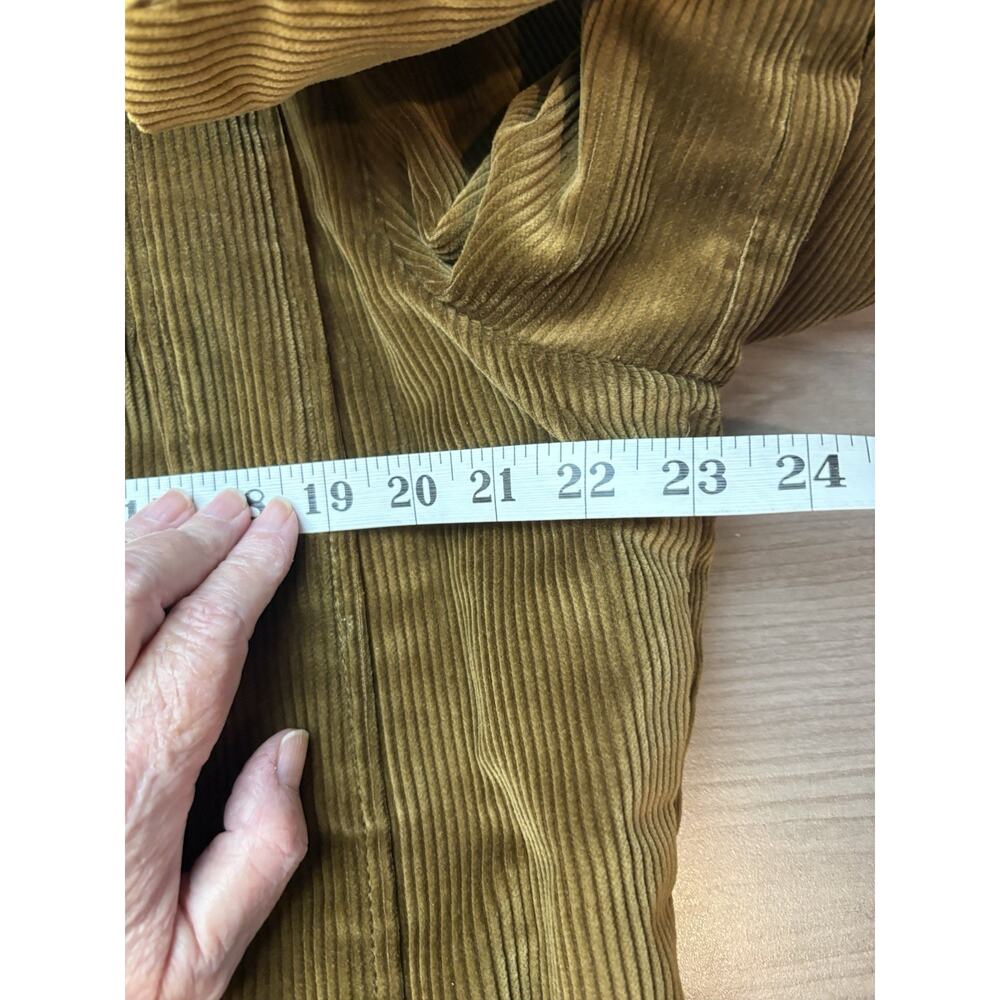 Airman Corduroy Norfolk Coat Brown Lined Belted Sz 42R - Picture 7 of 12